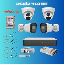 4 lü set UNIWIZ Analog Kamera