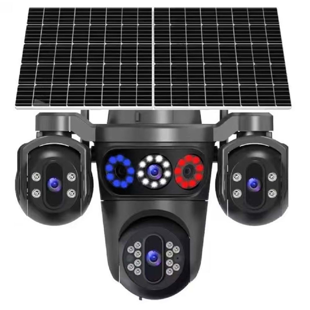 ES-7020 4 LENS AOV ÇİFT PANEL ÇAKARLI  SİMKARTLI
